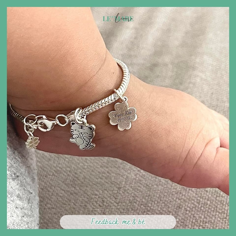 BST Lắc theo tên bé yêu, món quà lưu dấu yêu thương của cha mẹ BST Lắc theo tên bé yêu, món quà lưu dấu yêu thương của cha mẹ Le'mare Jewelry LMJ