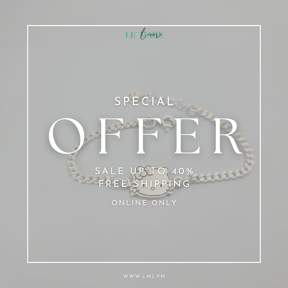 Lắc Bạc mini giảm giá 40% & freeship Lắc Bạc mini giảm giá 40% & freeship Le'mare Jewelry LMJ