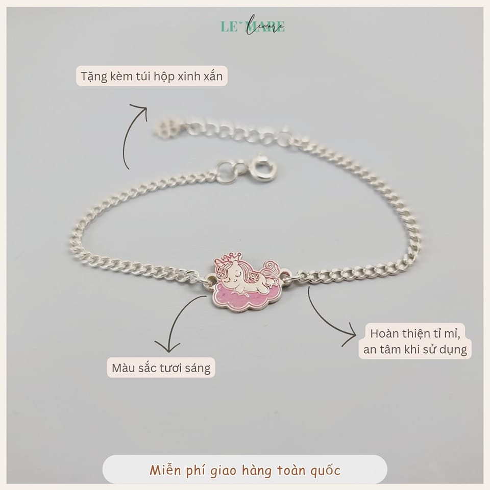 Lắc Bạc mini giảm giá 40% & freeship Lắc Bạc mini giảm giá 40% & freeship Le'mare Jewelry LMJ