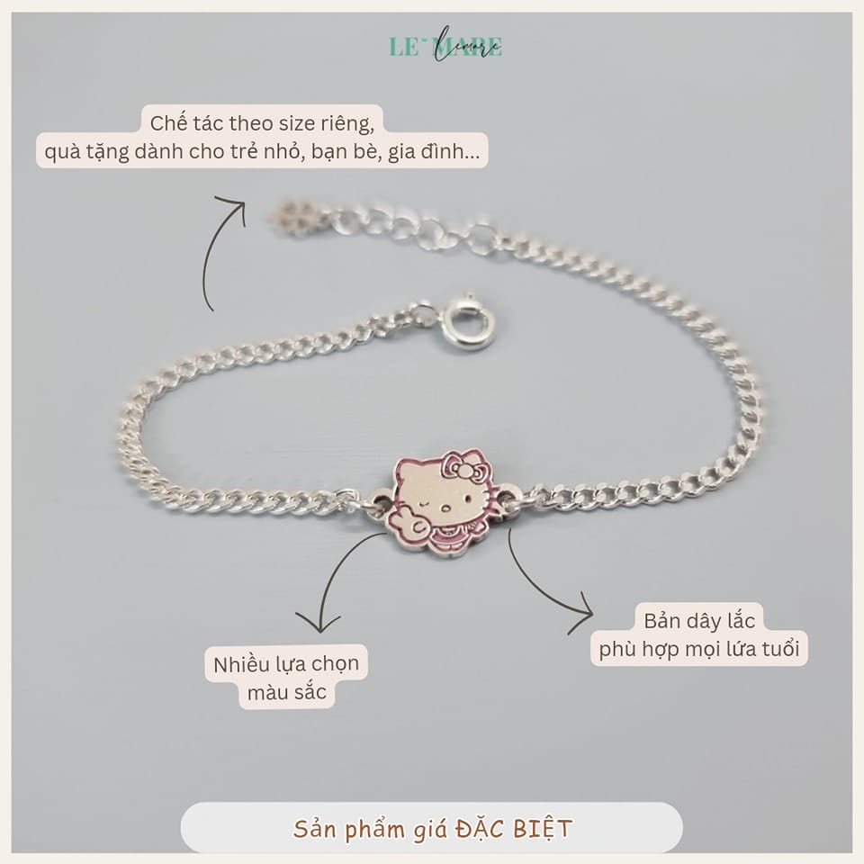 Lắc Bạc mini giảm giá 40% & freeship Lắc Bạc mini giảm giá 40% & freeship Le'mare Jewelry LMJ