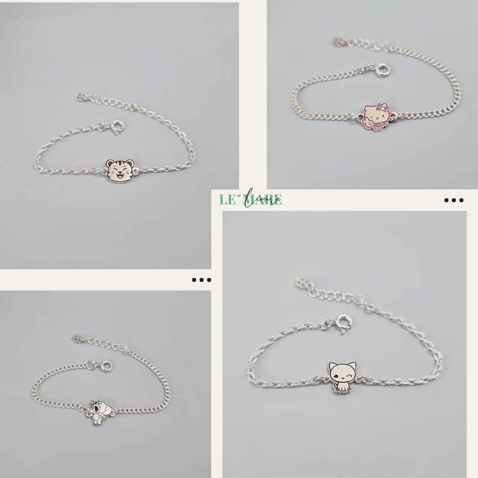 Lắc Bạc mini giảm giá 40% & freeship Lắc Bạc mini giảm giá 40% & freeship Le'mare Jewelry LMJ