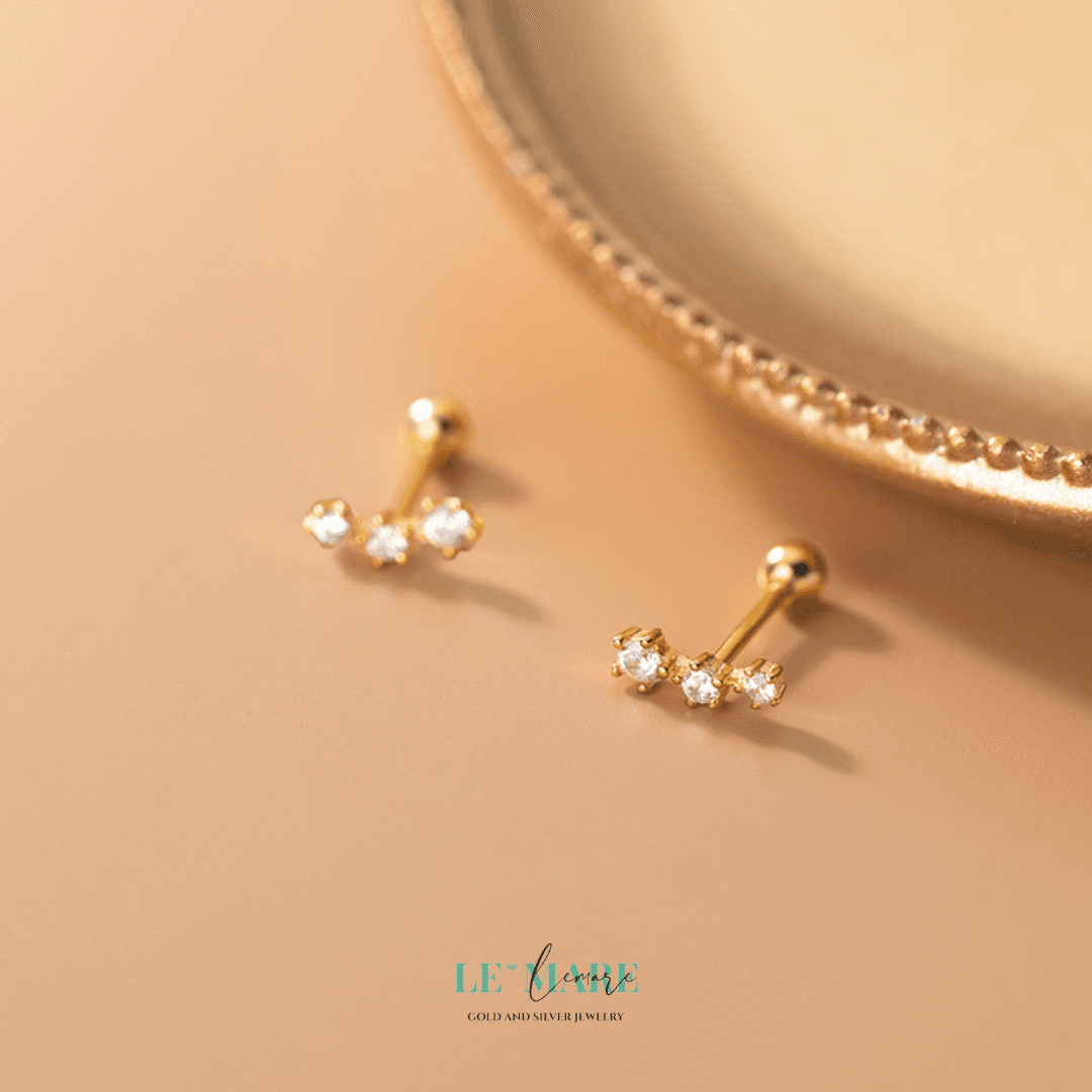 Khuyên tai bạc Le'Mare Jewelry G9405 Khuyên tai bạc Le'Mare Jewelry G9405 Le'mare Jewelry LMJ