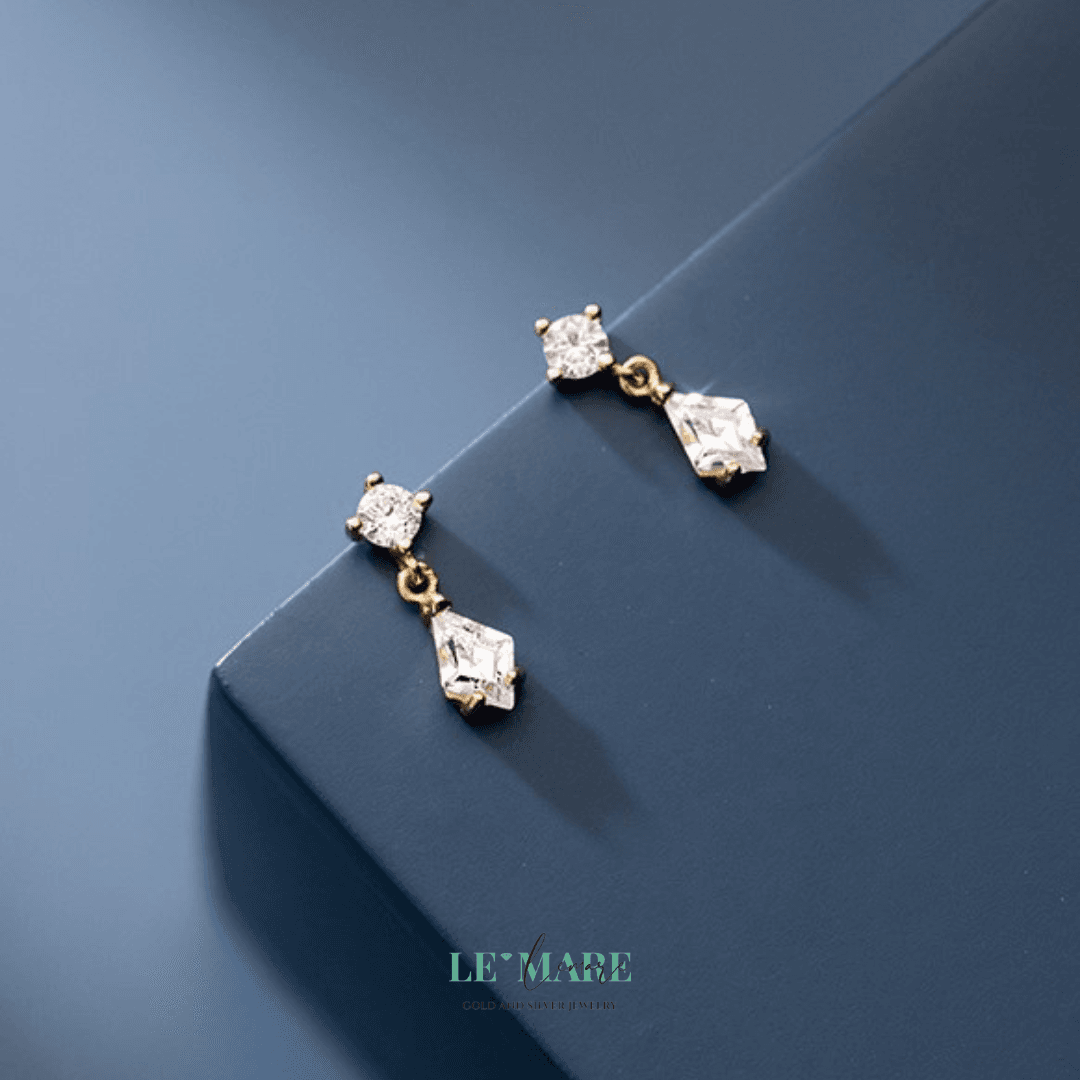 Khuyên tai bạc Le'Mare Jewelry G7118 Khuyên tai bạc Le'Mare Jewelry G7118 Le'mare Jewelry LMJ