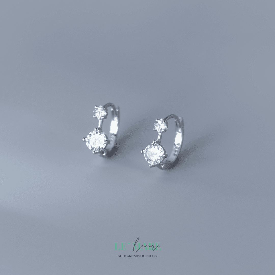 Khuyên tai bạc Le'Mare Jewelry M01319 Khuyên tai bạc Le'Mare Jewelry M01319 Le'mare Jewelry LMJ