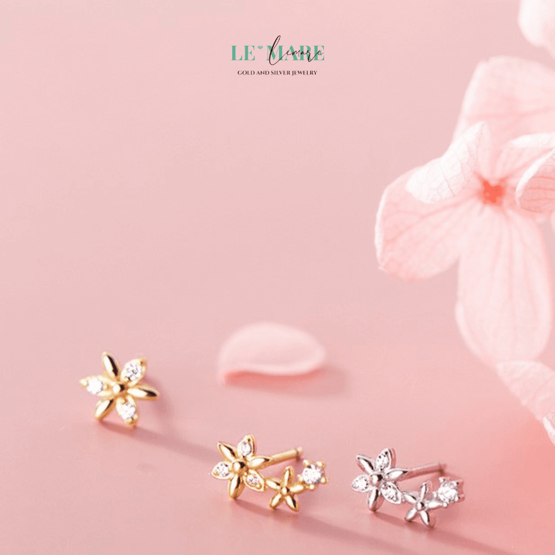 Khuyên tai bạc Le'Mare Jewelry G6378 Khuyên tai bạc Le'Mare Jewelry G6378 Le'mare Jewelry LMJ
