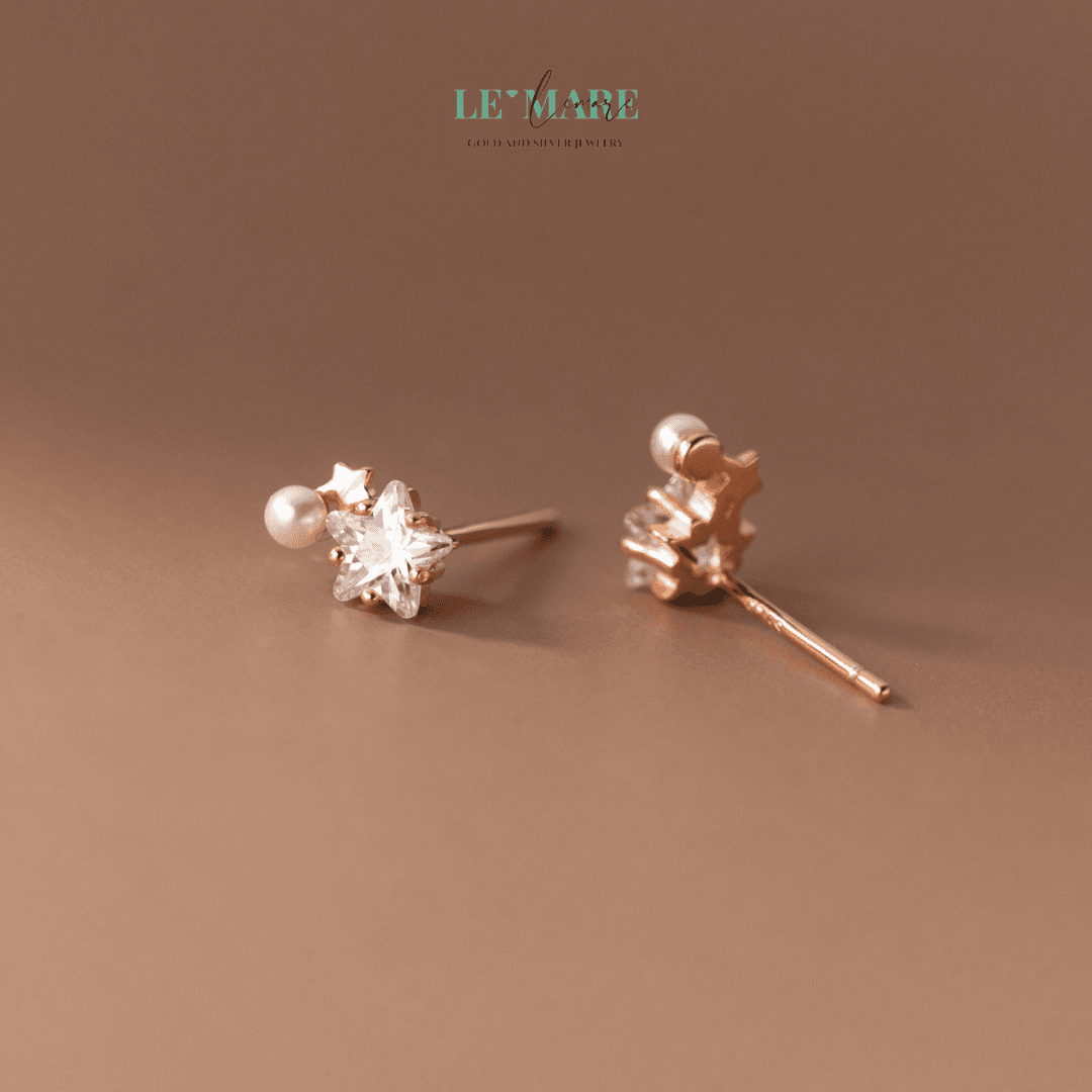 Khuyên tai bạc Le'Mare Jewelry M03345 Khuyên tai bạc Le'Mare Jewelry M03345 Le'mare Jewelry LMJ