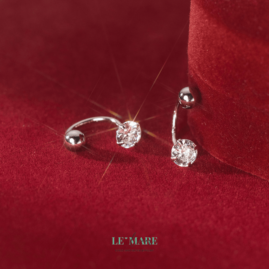 Khuyên tai bạc Le'Mare Jewelry M04062 Khuyên tai bạc Le'Mare Jewelry M04062 Le'mare Jewelry LMJ