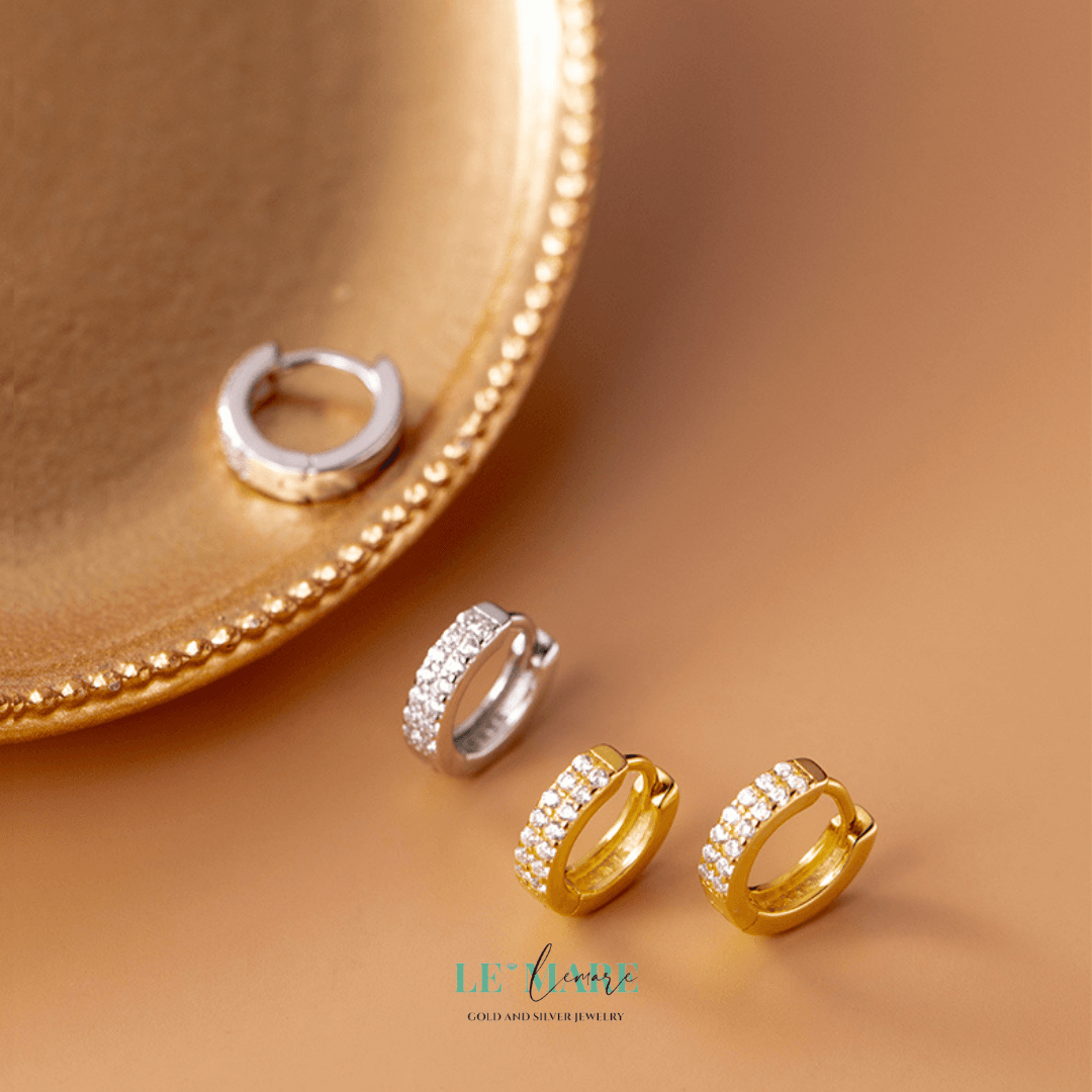 Khuyên tai bạc Le'Mare Jewelry G8951 Khuyên tai bạc Le'Mare Jewelry G8951 Le'mare Jewelry LMJ