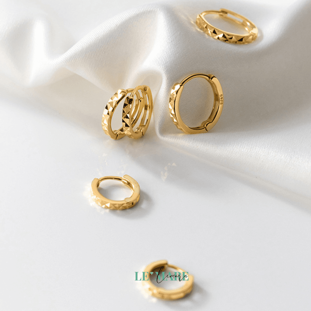 Khuyên tai bạc Le'Mare Jewelry M00393 Khuyên tai bạc Le'Mare Jewelry M00393 Le'mare Jewelry LMJ