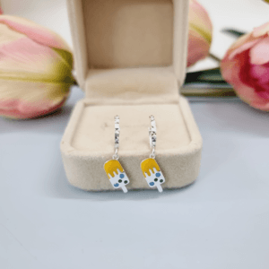 Khuyên tai bạc ta kem vàng đáng yêu cho bé gái Le'mare Jewelry Khuyên tai bạc ta kem vàng đáng yêu cho bé gái Le'mare Jewelry Le'mare Jewelry LMJ