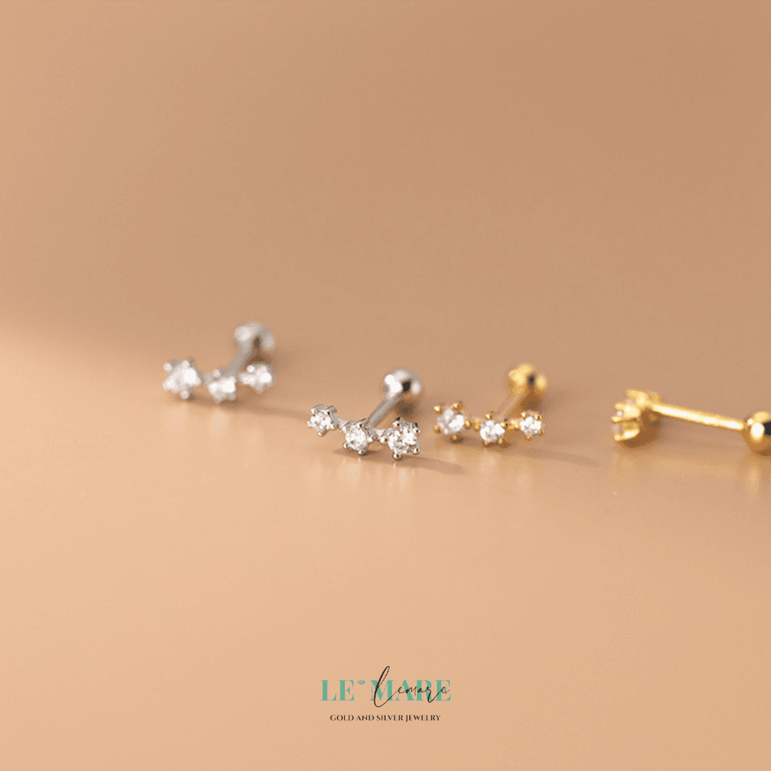 Khuyên tai bạc Le'Mare Jewelry G9405 Khuyên tai bạc Le'Mare Jewelry G9405 Le'mare Jewelry LMJ