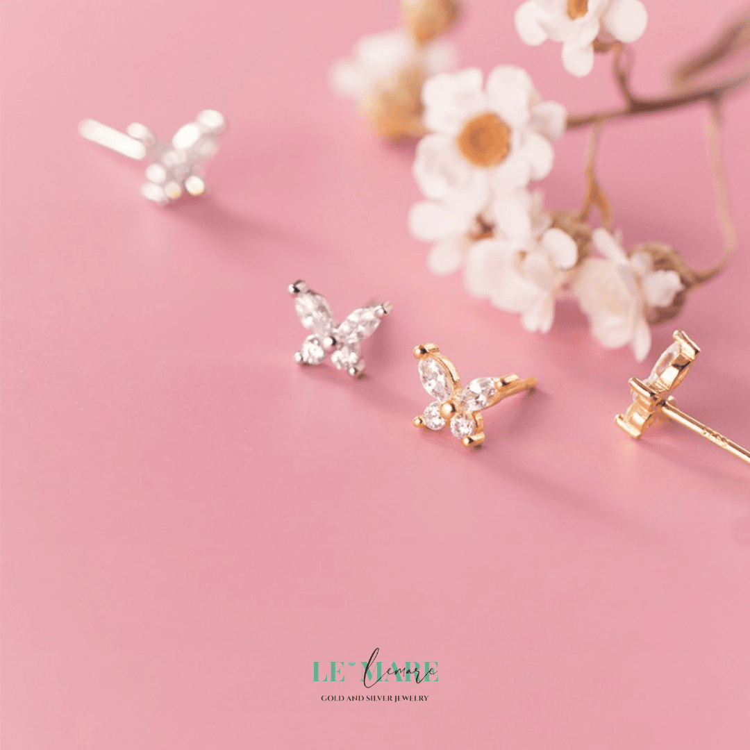 Khuyên tai bạc Le'Mare Jewelry G6460 Khuyên tai bạc Le'Mare Jewelry G6460 Le'mare Jewelry LMJ