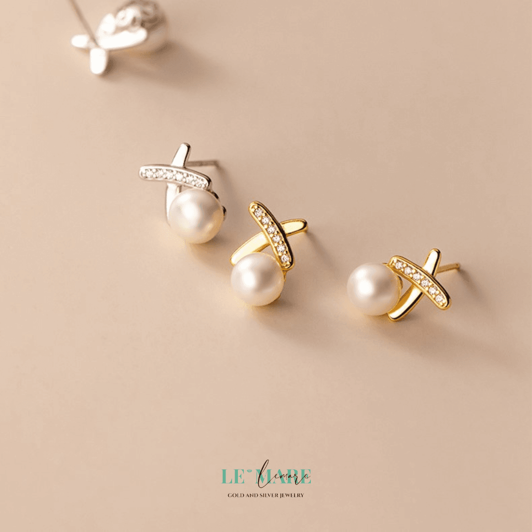 Khuyên tai bạc Le'Mare Jewelry G8965 Khuyên tai bạc Le'Mare Jewelry G8965 Le'mare Jewelry LMJ