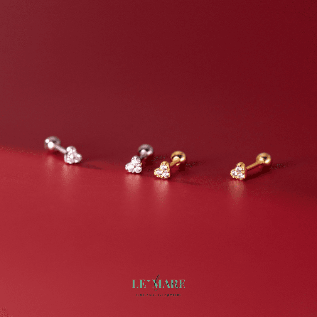 Khuyên tai bạc Le'Mare Jewelry M00081 Khuyên tai bạc Le'Mare Jewelry M00081 Le'mare Jewelry LMJ