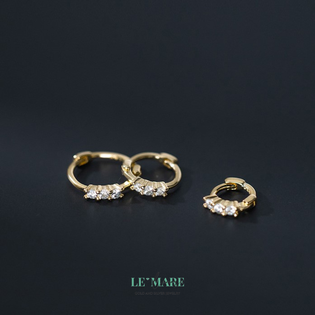 Khuyên tai bạc Le'Mare Jewelry G9046 Khuyên tai bạc Le'Mare Jewelry G9046 Le'mare Jewelry LMJ