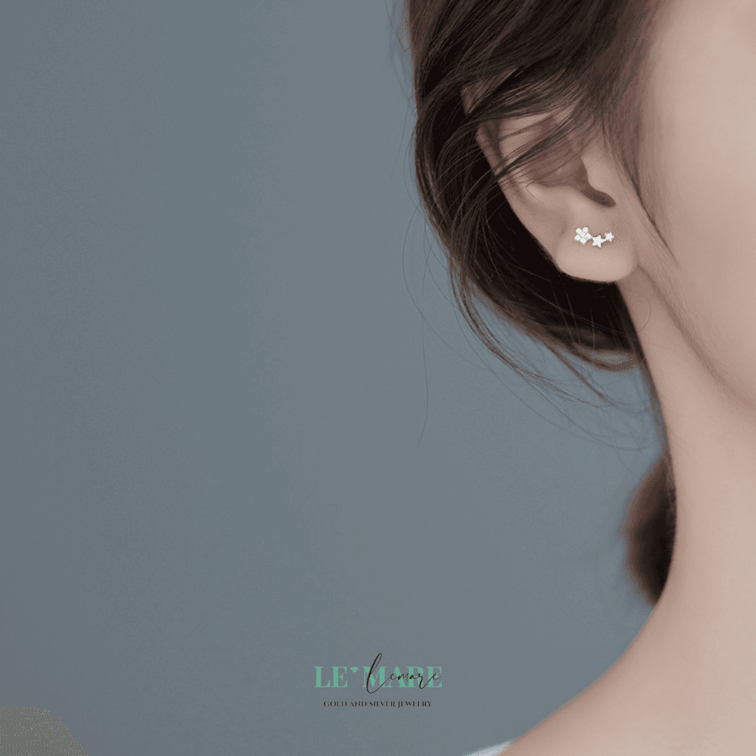 Khuyên tai bạc Le'Mare Jewelry G9436 Khuyên tai bạc Le'Mare Jewelry G9436 Le'mare Jewelry LMJ