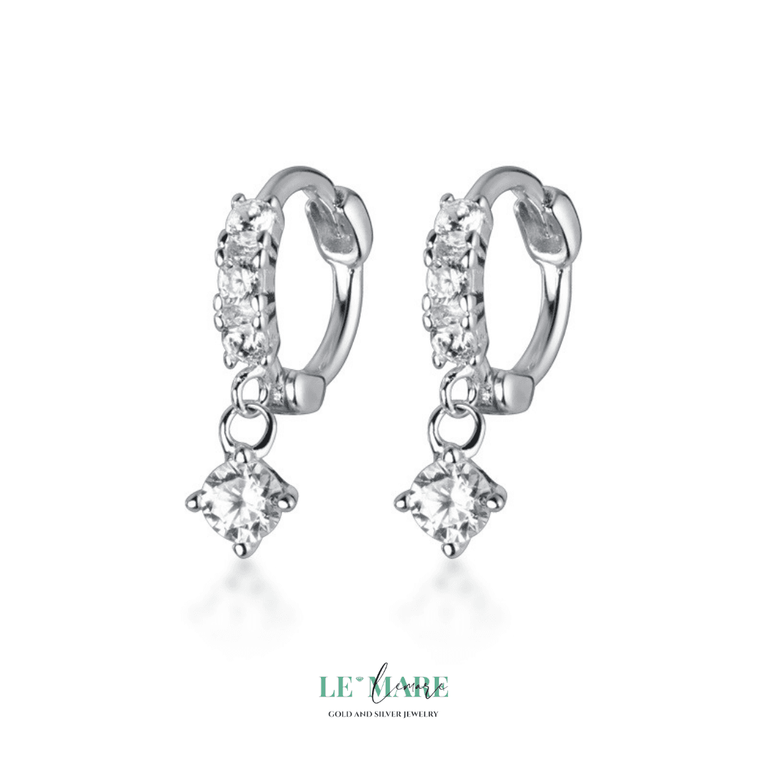 Khuyên tai bạc Le'Mare Jewelry G0733 Khuyên tai bạc Le'Mare Jewelry G0733 Le'mare Jewelry LMJ