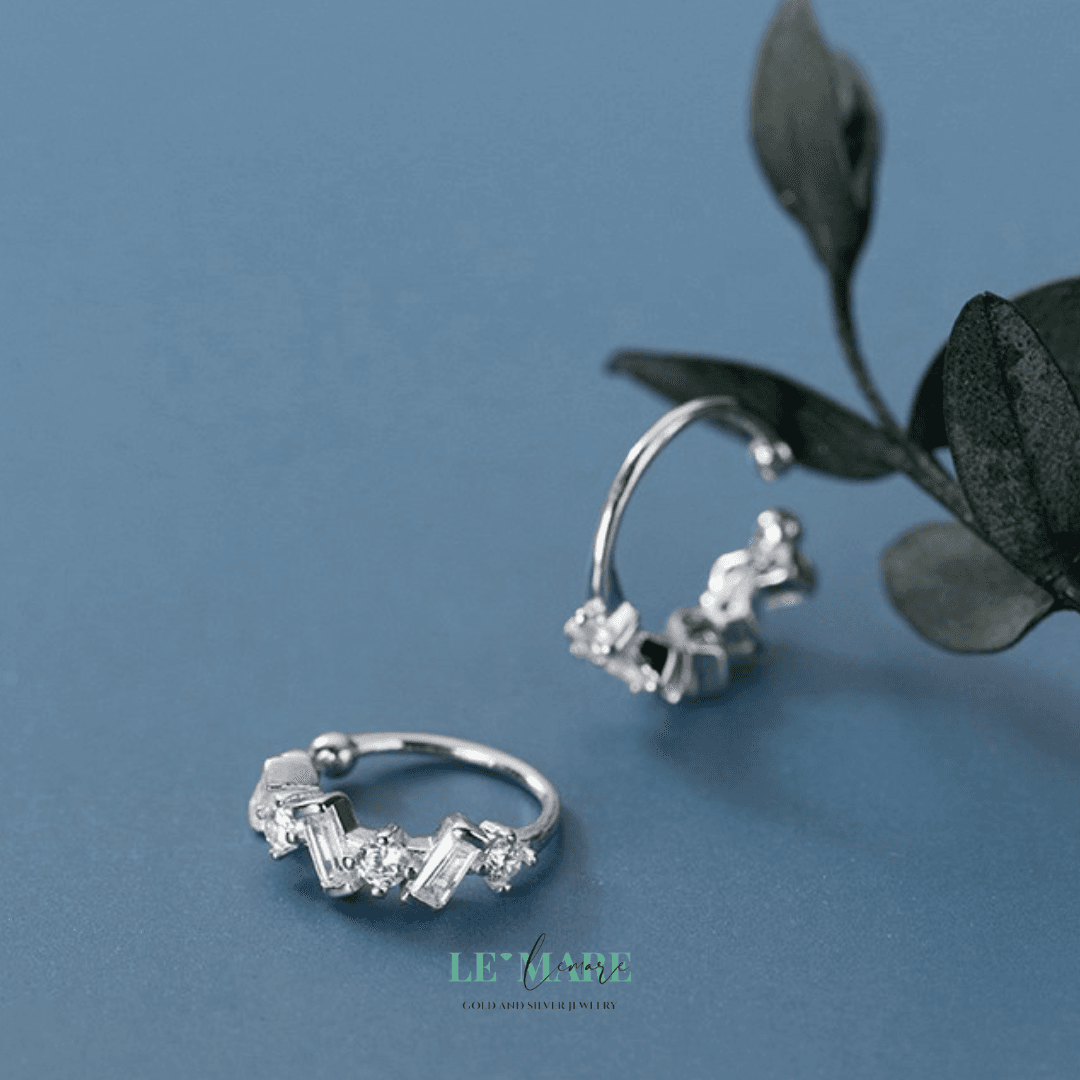 Khuyên tai bạc Le'Mare Jewelry G5419 Khuyên tai bạc Le'Mare Jewelry G5419 Le'mare Jewelry LMJ