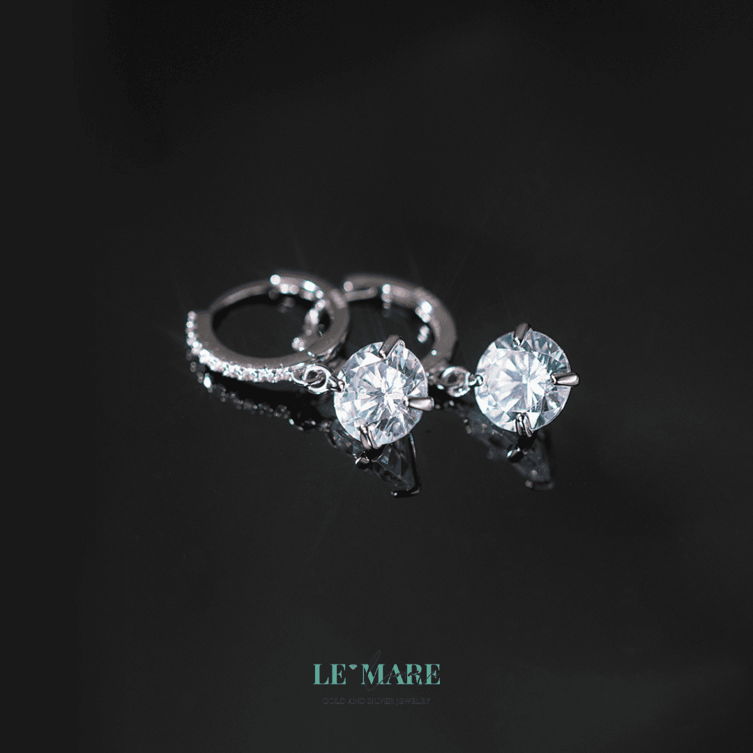 Khuyên tai bạc Le'Mare Jewelry M01650 Khuyên tai bạc Le'Mare Jewelry M01650 Le'mare Jewelry LMJ