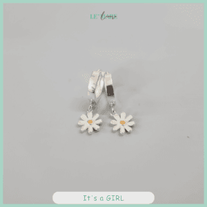 Khuyên tai bạc ta cúc daisy xinh xắn dành cho bé gái Le'mare Jewelry Khuyên tai bạc ta cúc daisy xinh xắn dành cho bé gái Le'mare Jewelry Le'mare Jewelry LMJ