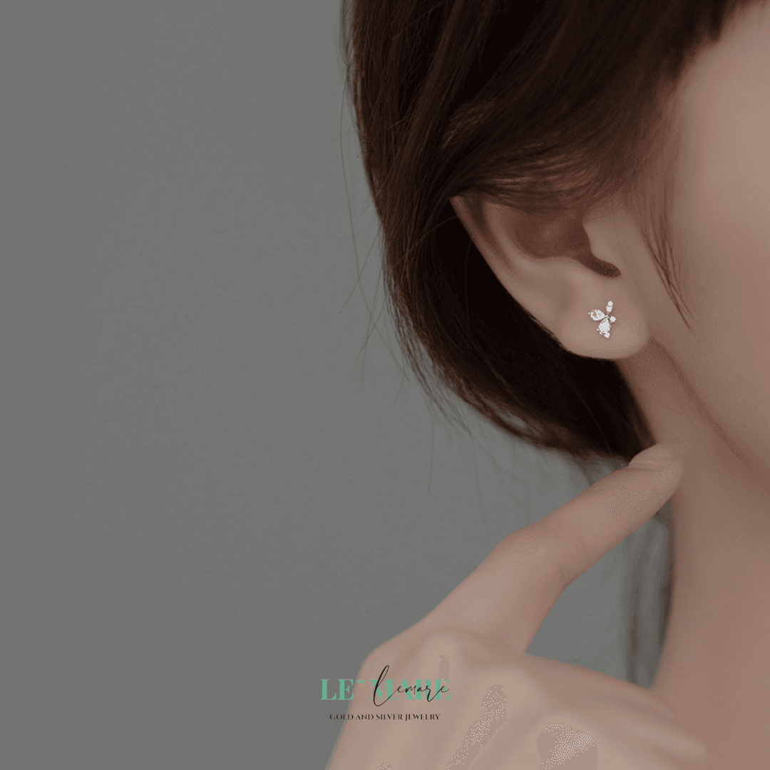 Khuyên tai bạc Le'Mare Jewelry M00506 Khuyên tai bạc Le'Mare Jewelry M00506 Le'mare Jewelry LMJ