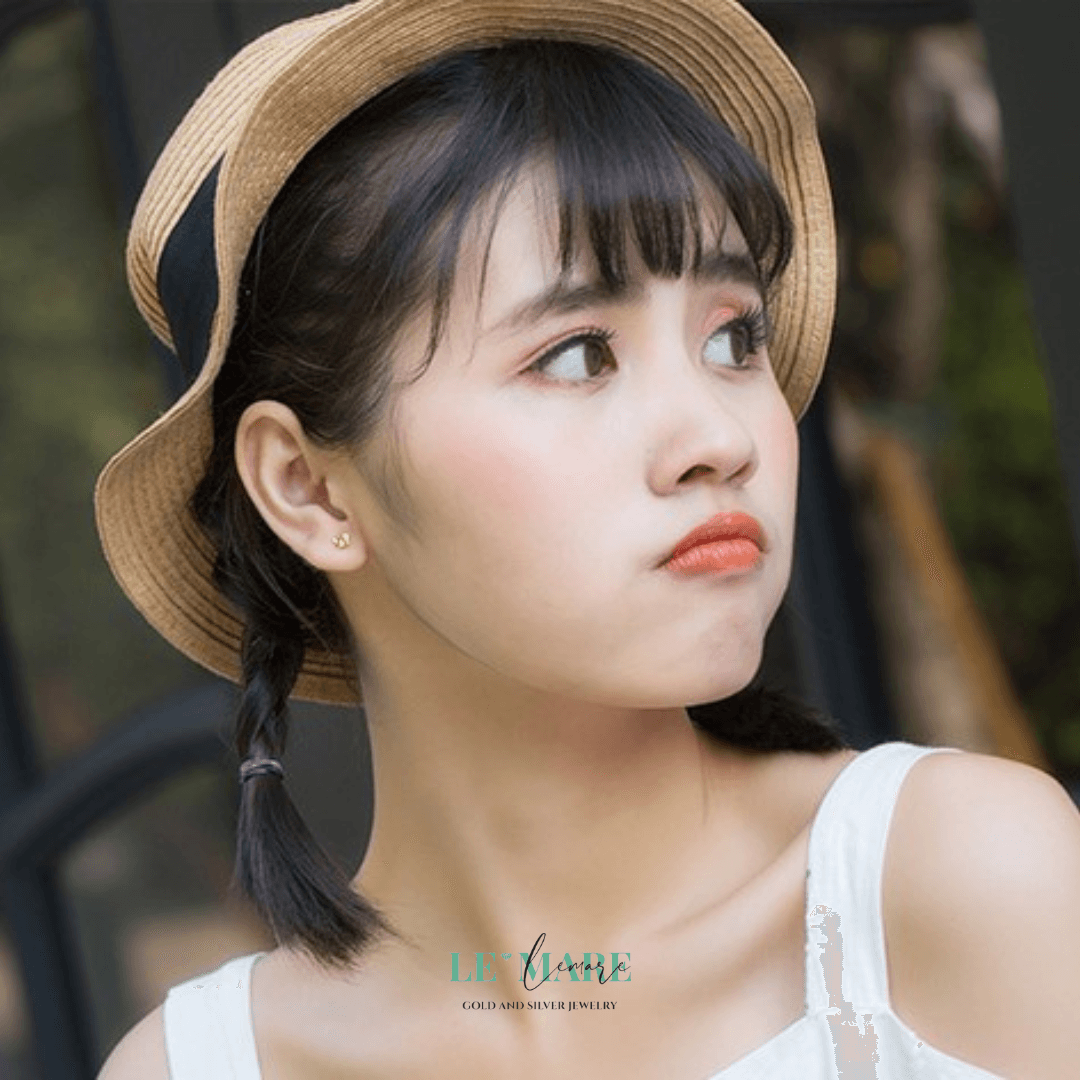 Khuyên tai bạc Le'Mare Jewelry E6015 Khuyên tai bạc Le'Mare Jewelry E6015 Le'mare Jewelry LMJ