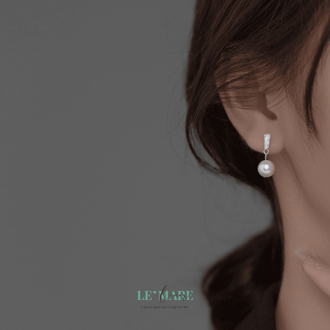 Khuyên tai bạc Le'Mare Jewelry M02462 Khuyên tai bạc Le'Mare Jewelry M02462 Le'mare Jewelry LMJ