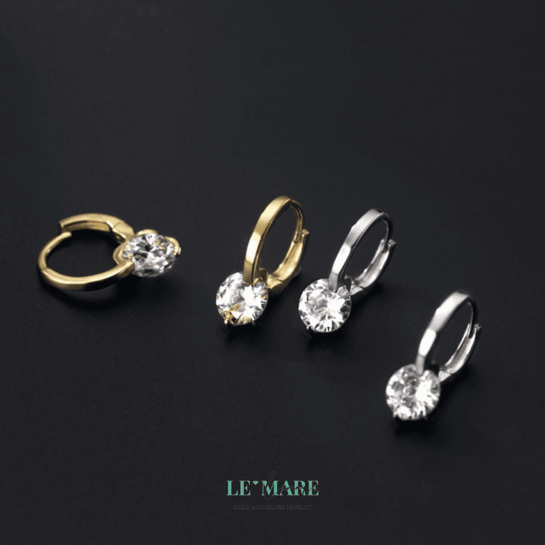 Khuyên tai bạc Le'Mare Jewelry G7190 Khuyên tai bạc Le'Mare Jewelry G7190 Le'mare Jewelry LMJ