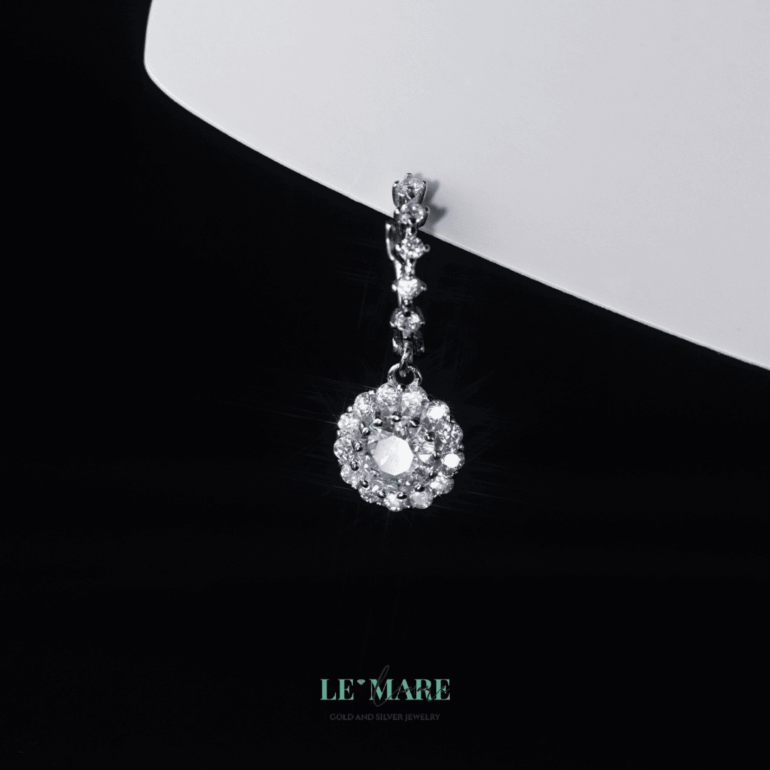 Khuyên tai bạc Le'Mare Jewelry LMJ M01849 Khuyên tai bạc Le'Mare Jewelry LMJ M01849 Le'mare Jewelry LMJ