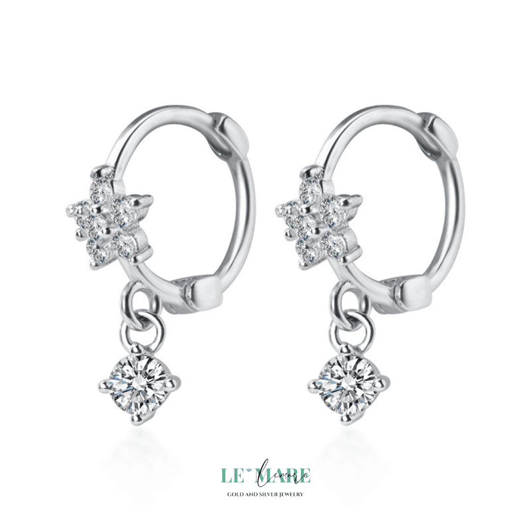 Khuyên tai bạc Le'Mare Jewelry G2312 Khuyên tai bạc Le'Mare Jewelry G2312 Le'mare Jewelry LMJ