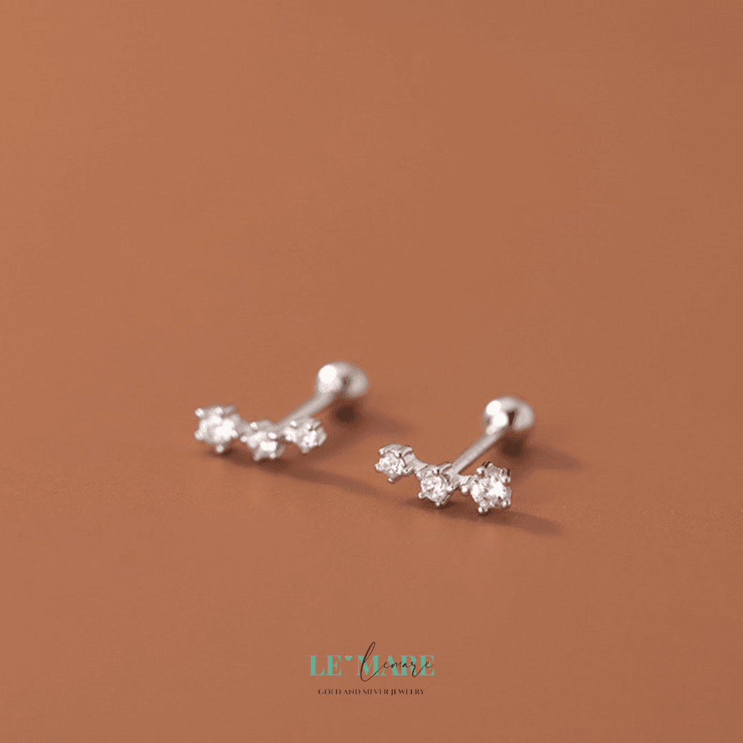Khuyên tai bạc Le'Mare Jewelry G9405 Khuyên tai bạc Le'Mare Jewelry G9405 Le'mare Jewelry LMJ