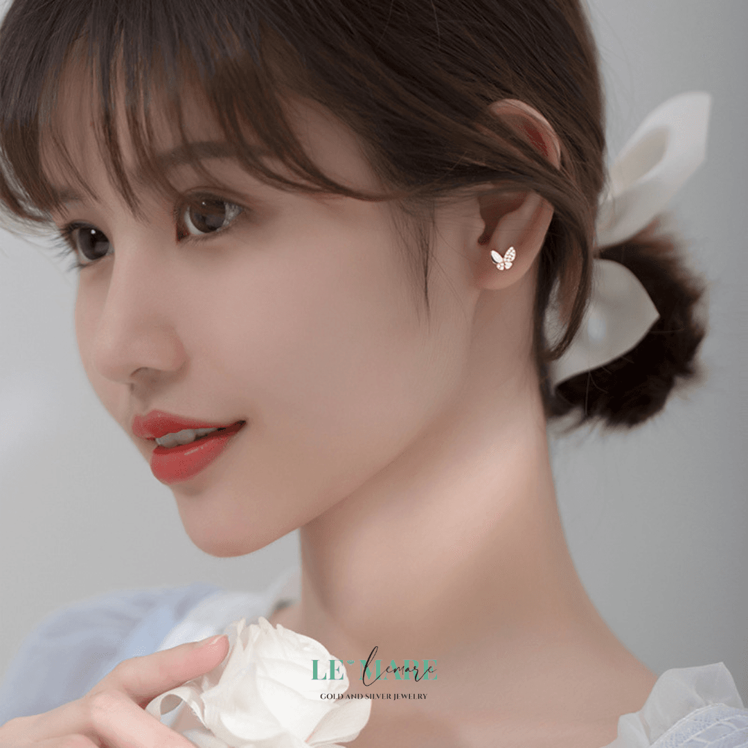 Khuyên tai bạc Le'Mare Jewelry G8864 Khuyên tai bạc Le'Mare Jewelry G8864 Le'mare Jewelry LMJ