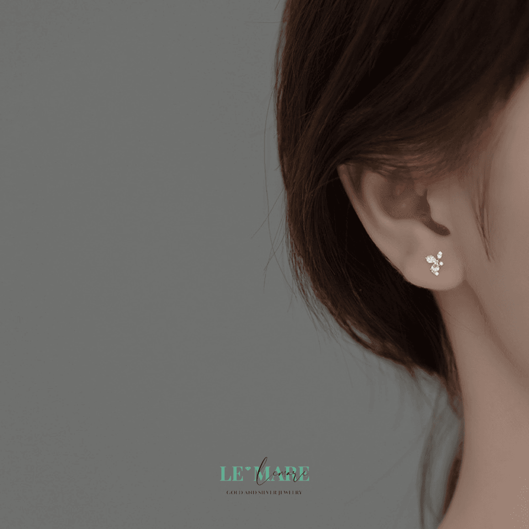Khuyên tai bạc Le'Mare Jewelry M00506 Khuyên tai bạc Le'Mare Jewelry M00506 Le'mare Jewelry LMJ