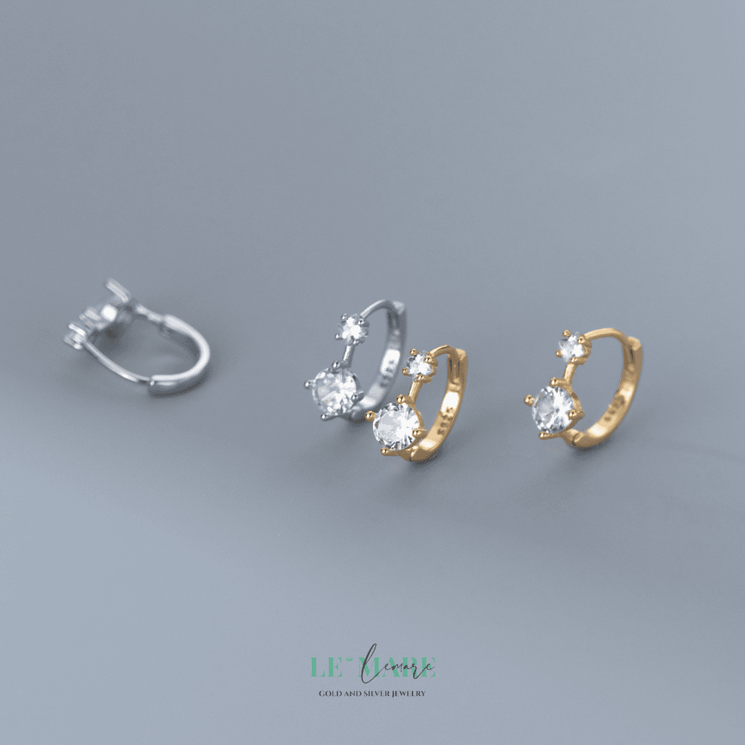 Khuyên tai bạc Le'Mare Jewelry M01319 Khuyên tai bạc Le'Mare Jewelry M01319 Le'mare Jewelry LMJ