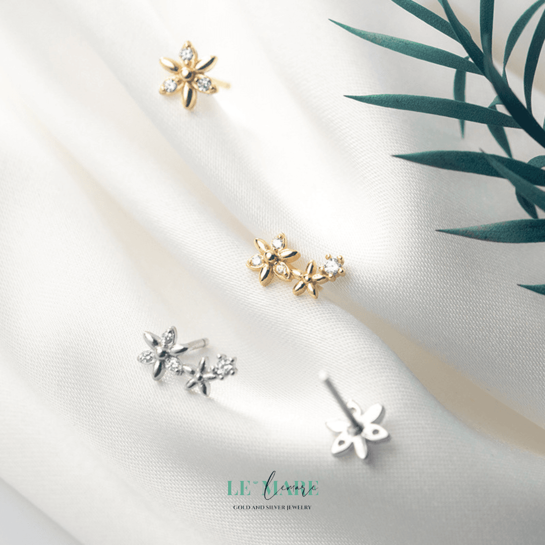 Khuyên tai bạc Le'Mare Jewelry G6378 Khuyên tai bạc Le'Mare Jewelry G6378 Le'mare Jewelry LMJ