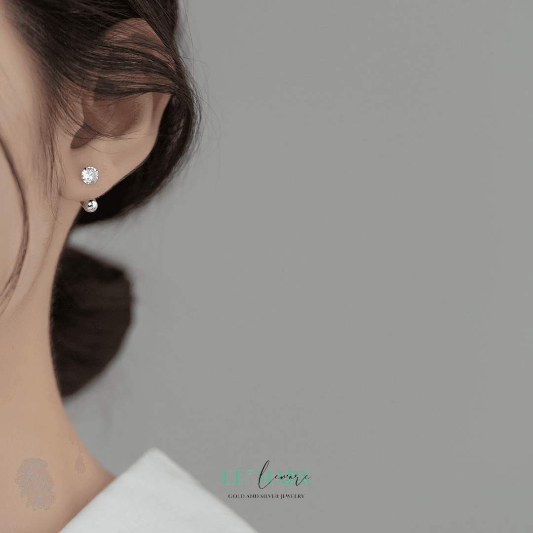 Khuyên tai bạc Le'Mare Jewelry M04062 Khuyên tai bạc Le'Mare Jewelry M04062 Le'mare Jewelry LMJ