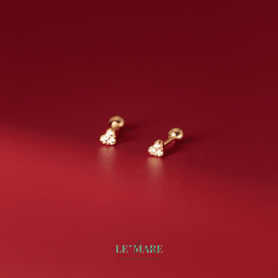 Khuyên tai bạc Le'Mare Jewelry M00081 Khuyên tai bạc Le'Mare Jewelry M00081 Le'mare Jewelry LMJ