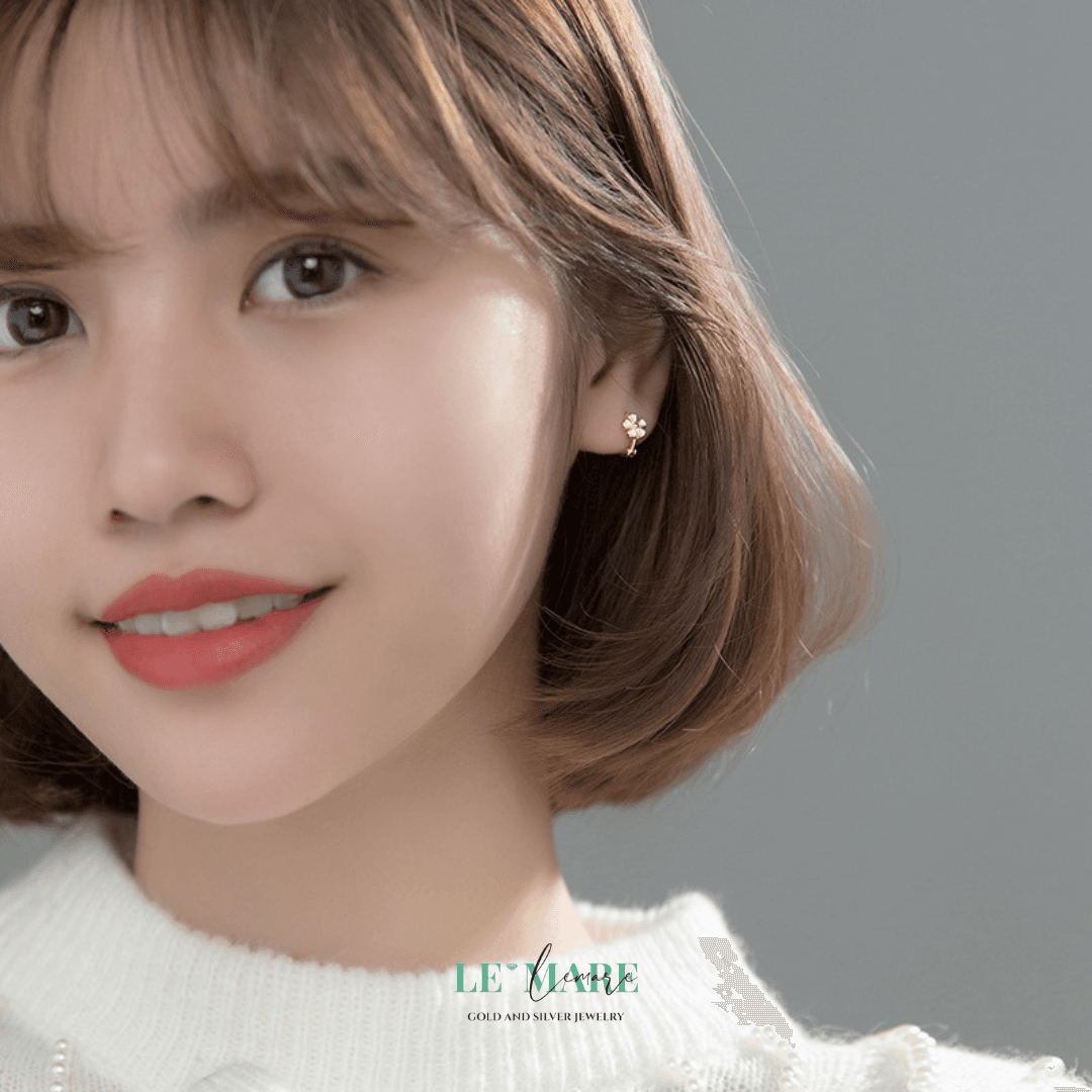 Khuyên tai bạc Le'Mare Jewelry M01439 Khuyên tai bạc Le'Mare Jewelry M01439 Le'mare Jewelry LMJ