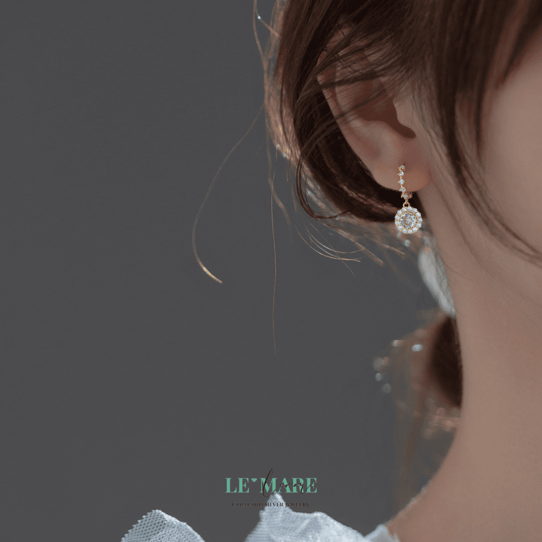 Khuyên tai bạc Le'Mare Jewelry LMJ M01849 Khuyên tai bạc Le'Mare Jewelry LMJ M01849 Le'mare Jewelry LMJ