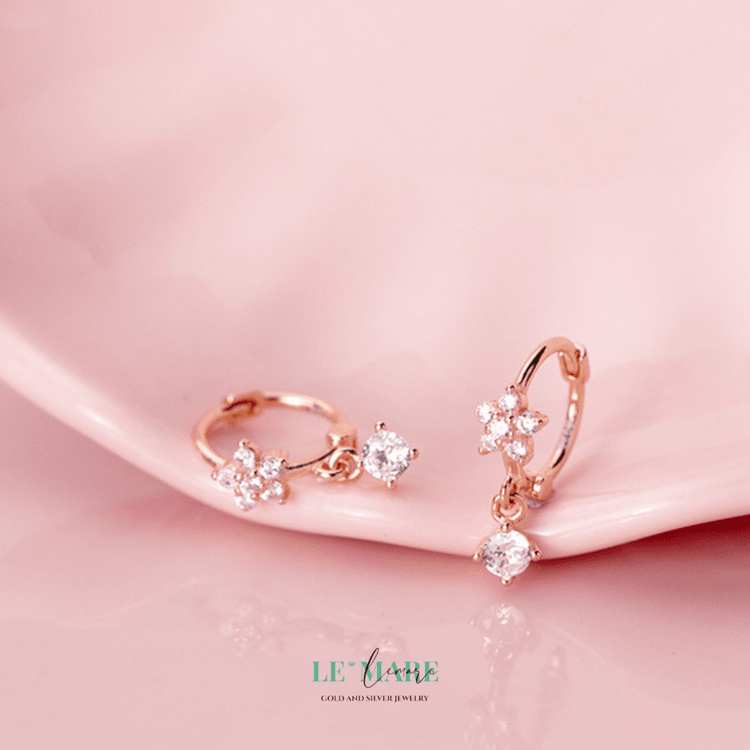 Khuyên tai bạc Le'Mare Jewelry G2312 Khuyên tai bạc Le'Mare Jewelry G2312 Le'mare Jewelry LMJ