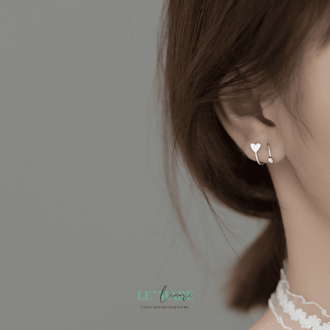 Khuyên tai bạc Le'Mare Jewelry G8899 Khuyên tai bạc Le'Mare Jewelry G8899 Le'mare Jewelry LMJ