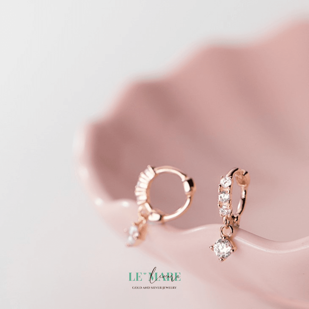 Khuyên tai bạc Le'Mare Jewelry G0733 Khuyên tai bạc Le'Mare Jewelry G0733 Le'mare Jewelry LMJ