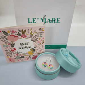 Khuyên tai bạc ta hoa cầu vồng đáng yêu cho bé gái Le’Mare Jewelry Khuyên tai bạc ta hoa cầu vồng đáng yêu cho bé gái Le’Mare Jewelry Le'mare Jewelry LMJ