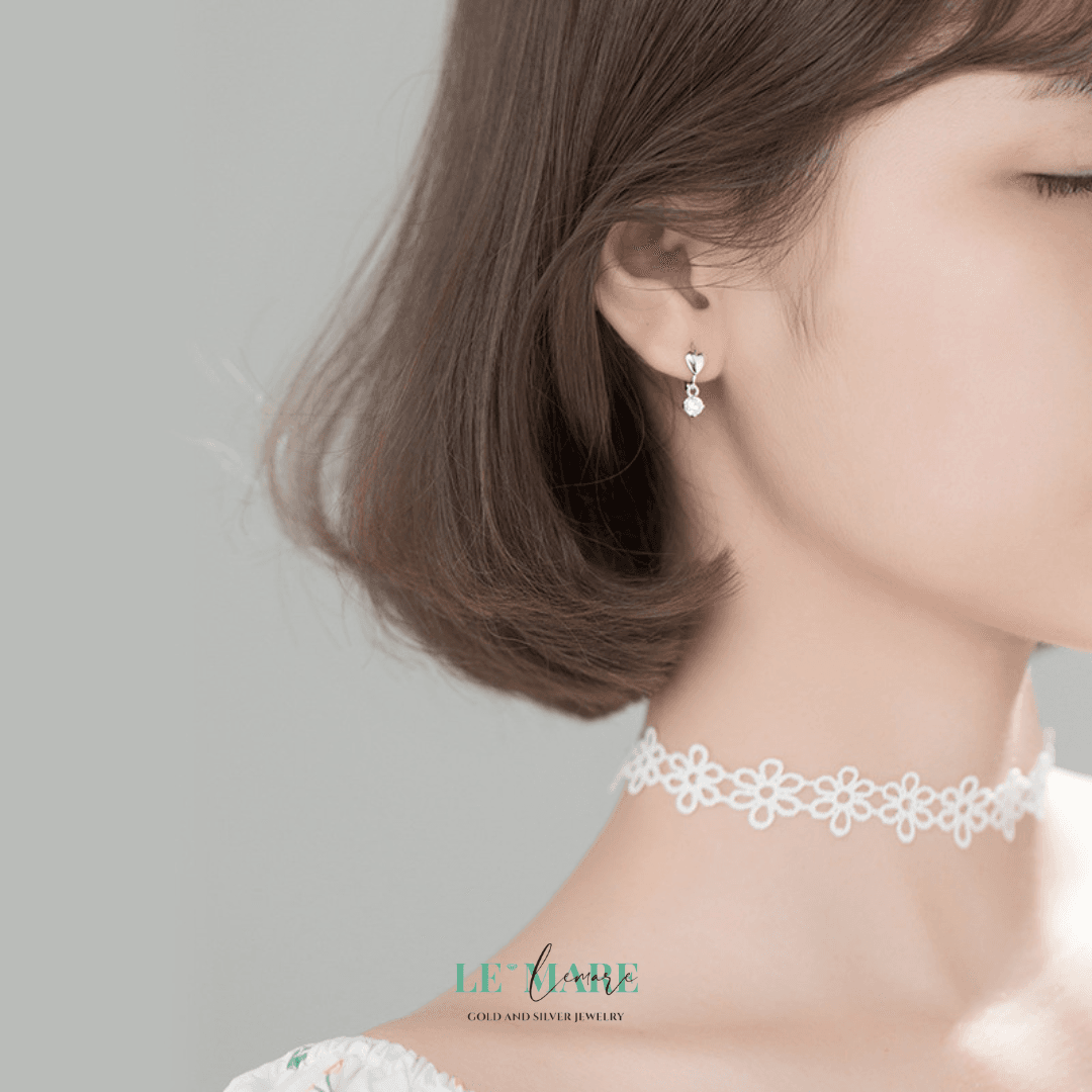 Khuyên tai bạc Le'Mare Jewelry G6654 Khuyên tai bạc Le'Mare Jewelry G6654 Le'mare Jewelry LMJ