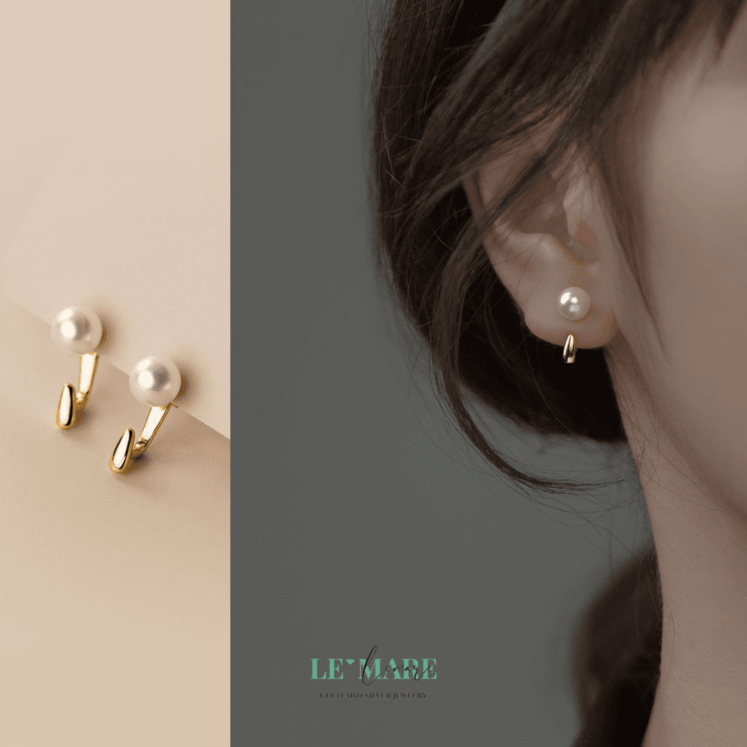Khuyên tai bạc Le'Mare Jewelry M01343 Khuyên tai bạc Le'Mare Jewelry M01343 Le'mare Jewelry LMJ