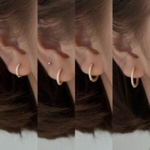 Khuyên tai bạc Le'Mare Jewelry M00730 Khuyên tai bạc Le'Mare Jewelry M00730 Le'mare Jewelry LMJ