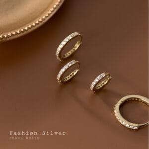 Khuyên tai bạc Le'Mare Jewelry M00730 Khuyên tai bạc Le'Mare Jewelry M00730 Le'mare Jewelry LMJ