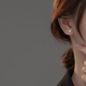 Khuyên tai bạc Le'Mare Jewelry M02329 Khuyên tai bạc Le'Mare Jewelry M02329 Le'mare Jewelry LMJ