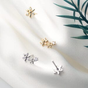 Khuyên tai bạc Le'Mare Jewelry G6378 Khuyên tai bạc Le'Mare Jewelry G6378 Le'mare Jewelry LMJ