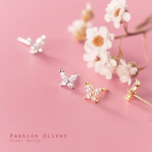 Khuyên tai bạc Le'Mare Jewelry G6460 Khuyên tai bạc Le'Mare Jewelry G6460 Le'mare Jewelry LMJ